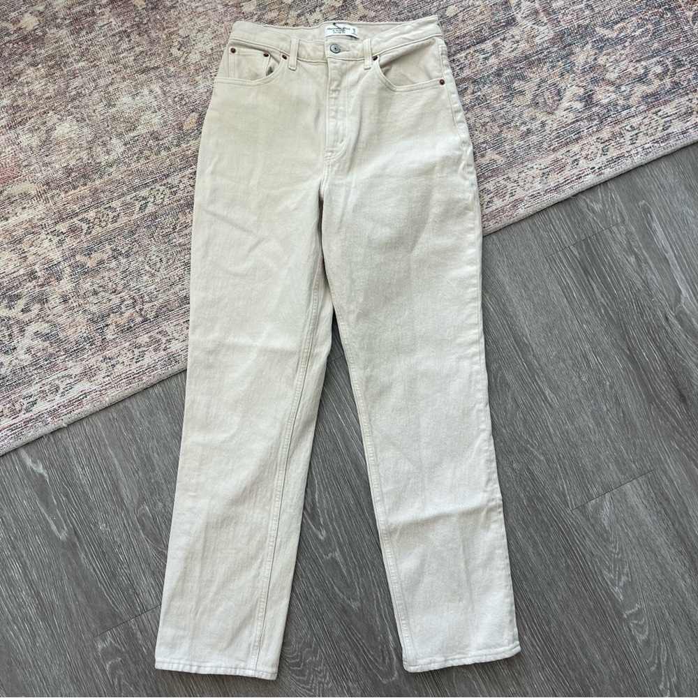 Abercrombie & Fitch 90’s Straight Ultra High Rise, Curve Love